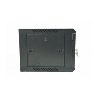 Armoire serveur murale en acier laminé à froid de 19 pouces 9U, économiseur d'espace, rack réseau