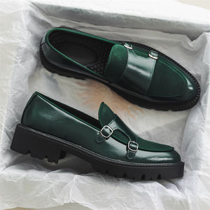 Chaussures habillées haut de gamme pour homme, confortables, à semelle souple, résistantes à l'abrasion, imprimé crocodile - Product Image 2