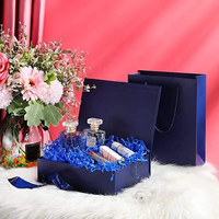 Coffret Cadeau de Luxe en Carton avec Matériaux Recyclés, Revêtement UV, Gaufrage, Lamination Mate, Fermeture Magnétique et Logo Personnalisé