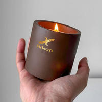AIKUN Bougie en céramique réutilisable de qualité supérieure faite à la main Design durable Parfum non toxique Boîte cadeau personnalisable pour la décoration intérieure
