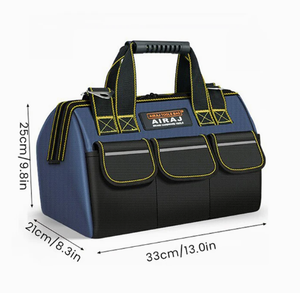 Airaj Outdoor <strong>Tool</strong> Storage Tote Bag Waterproof Base <strong>Tool</strong> <strong>Roll</strong> up Bag Heavy Duty Canvas Electrician Mechanic <strong>Tool</strong> Bag - Product Image 3