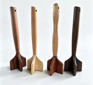 Triturador de Patatas de Madera, Picador de Carne, Utensilio de Cocina para el Hogar y Restaurantes, Herramienta de Madera Maciza para Machacar, Venta al por Mayor, Logotipo Personalizado - Product Image 4