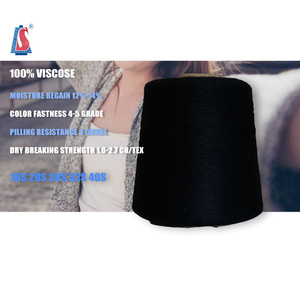 Hilo de viscosa al por mayor de fábrica SALUD 100% hilo de tejer hilado en anillo hilo de seda refrigerante para camiseta y tejer - Product Image 1