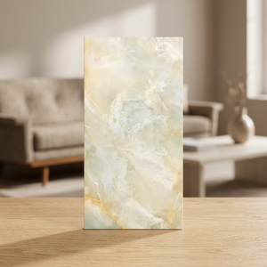 กระเบื้องพอร์ซเลน Inos Ivory Glossy ขนาด 60x120 ซม. คุณภาพพรีเมียม สำหรับปูพื้นและผนังภายในบ้านหรู - Product Image 4