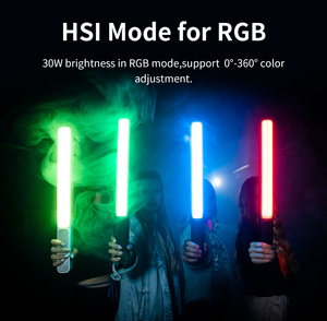 ZHIYUN FIVERAY F100 100W Tube lumineux LED RVB Baguette lumineuse pour photographie Streaming Interview Tiktok <span class=keywords><strong>Youtube</strong></span> VS Sokani X25 - Product Image 5