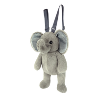 Sac à dos en peluche lion mignon personnalisé/OEM pour enfants, sac à dos jouet en peluche avec bretelles réglables
