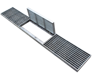 Rejilla de Acero Galvanizado en Caliente para Cubrir Canales de Drenaje, Rejilla de Drenaje Industrial de Alta Resistencia, Tamaño Personalizado, Anticorrosión para Exteriores - Product Image 2