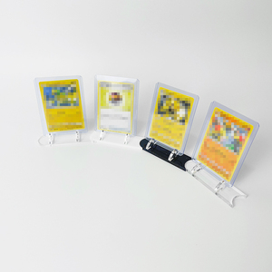 Premium UV Proof Acrylic Card Holder Removable Transparent Rigid <b>Display</b> Stand for TCG Other Gaming Cards - Product Image 4