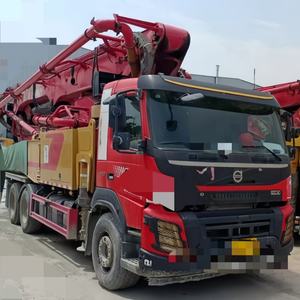 Bon <span class=keywords><strong>prix</strong></span> 180 m³/H sortie théorique 47.3m portée horizontale 50.1m <span class=keywords><strong>camion</strong></span> pompe à béton hydraulique à flèche SYM5357THB 510C-10(<span class=keywords><strong>volvo</strong></span>) - Product Image 1