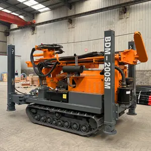 Rock Bore Hole Tricycle Mobile 200m Water Well Drilling Rig Machine On Sale