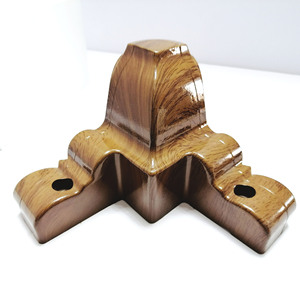 YIJUN Wood Grain Plastic Furniture <b>Leg</b> Dark Brown Modern Minimalist Luxury Easy Installation Customizable Shape 4073 - Product Image 3
