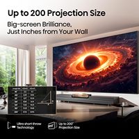Version Globale Hisense L9Q Projecteur Laser Triple à Ultra Courte Focale 4K UHD 5000 Lumens 80''-200'' Dolby VisionI MAX Amélioré