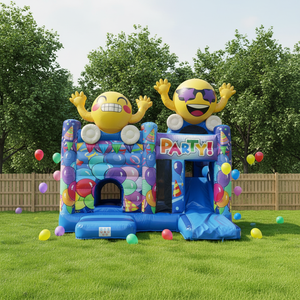Château gonflable <span class=keywords><strong>Funky</strong></span> Man de qualité commerciale en bâche PVC pour enfants, pour l'intérieur et l'extérieur - Product Image 1