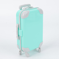 Boîte d'emballage Mini cils de haute qualité avec rouleau étui à bagages de maquillage en plastique fait à la main sortie d'usine