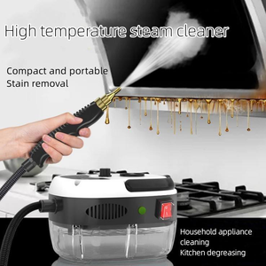 เครื่องทำความสะอาดไอน้ำไฟฟ้าแบบพกพาสำหรับรถยนต์ กำลังไฟ 2500 วัตต์ สำหรับทำความสะอาดคราบฝังแน่นบนเบาะและพื้น - Product Image 2