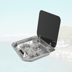Prix compétitif, fabrication chinoise, cuisinière à gaz à trois brûleurs <span class=keywords><strong>pour</strong></span> <span class=keywords><strong>camping</strong></span>-<span class=keywords><strong>car</strong></span>, couvercle en acier inoxydable, drain <span class=keywords><strong>pour</strong></span> caravane, <span class=keywords><strong>camping</strong></span>-<span class=keywords><strong>car</strong></span>, vente en gros, sur mesure - Product Image 1