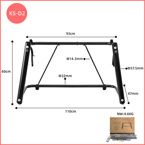 Lebeth KS-D2 U Phong Cách Kỹ Thuật Số Đàn Piano Chủ Kệ Giá Cơ Sở Hỗ Trợ Âm Nhạc Tổng Hợp Điện Tử Bàn Phím Đứng - Product Image 3