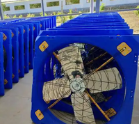 Ventilateur d'extraction pour bâtiment d'élevage bovin, ventilateur de hangar pour bétail, ventilateur d'extraction de ferme laitière de 50 pouces, ventilateur pour bétail galvanisé à chaud