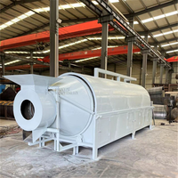 Équipement de séchage continu Machine de séchage de gaz à économie d'énergie Séchoir à tambour rotatif pour céréales, poivre et épices de qualité alimentaire