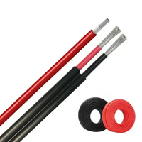 Connecteur de câble solaire aérien en cuivre étamé 6 mm 1500 V CC, sans halogène, XLPO, double cœur, toronné, fourni par l'usine Purorigin