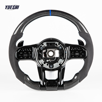 Volant en fibre de carbone et daim noir pour Mercedes-Benz Classe C, Classe E, Classe S, GLC, GLE, GLS, W205, W213, W222, Plug & Play