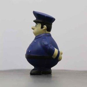 Balle anti-stress haute résistance, jouet à presser en mousse PU personnalisé motif dessin animé policier, balle jouet mignonne pour enfants - Product Image 2