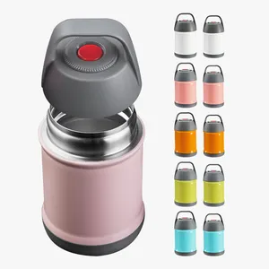 Thermos Insulated Container for Hot Food Leak Proof Hot Containers for  Lunch Stainless Steel Vacuum Bento Insulated Thermos Food Jar Lunch Box for  Kid Adult School Office Work 