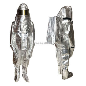 Combinaison de sécurité aluminisée ignifuge 1000 degrés Vêtements de proximité pour la lutte contre les incendies - Product Image 1