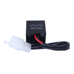 Relé Intermitente Electrónico LED de <span class=keywords><strong>2</strong></span> <span class=keywords><strong>Pines</strong></span> 12V 24V para Señal de Giro de Motocicleta, Solución Universal para Intermitentes con Hiperflash - Product Image 2