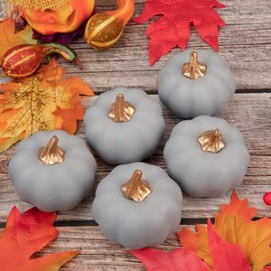 12 Calabazas Artificiales al por Mayor, Calabazas Vintage Realistas de Espuma para Decoración de Otoño/Halloween/Navidad - Product Image 4