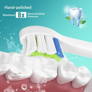 Dealswin Mini 2026 Evolution Brossettes <span class=keywords><strong>de</strong></span> rechange pour <span class=keywords><strong>brosse</strong></span> à dents électrique, lot <span class=keywords><strong>de</strong></span> 8 – pour poils en nylon compatibles - Product Image 3