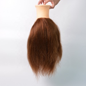 Tête de <span class=keywords><strong>mannequin</strong></span> pour enfant, bébé, poupée, avec cheveux, tête d'entraînement, vente en gros - Product Image 4