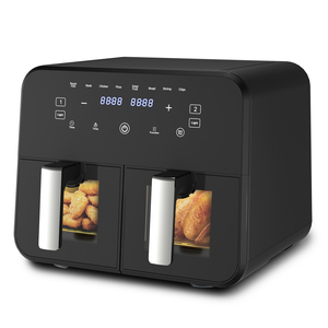 Friteuse à air numérique électrique antiadhésive 9L double 4,5 L avec paniers profonds Smart Hot Selling avec fenêtre visible - Product Image 2