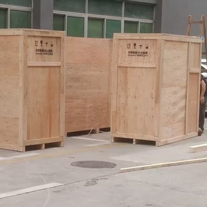 Custom Made Plywood Wooden <b>Crate</b> 1850x1950x2100mm Demountable For Logistics Packaging - Product Image 2