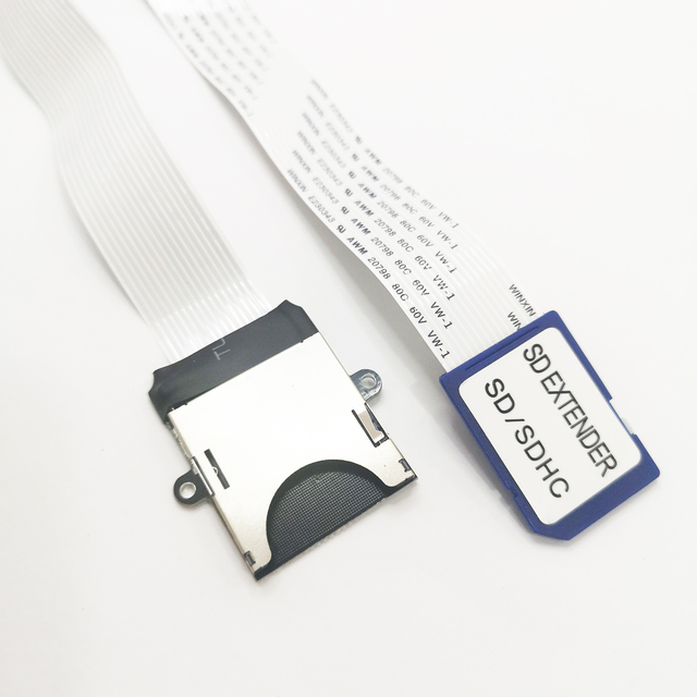 TF Micro SD to SD Card Extension Cable Adapter Flexible Extender for Car GPS