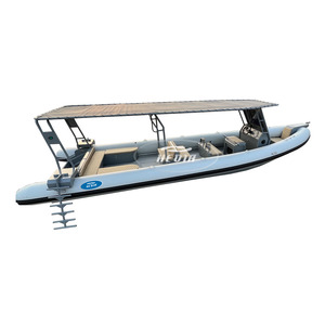 Bateau côtelé de 32 pieds en fibre de verre hypalon, double coque, réservoir de plongée de luxe, bateau côtelé 960 - Product Image 5