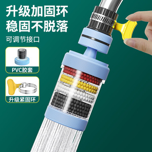 Rotatable Six Layer Faucet <b>Filter</b> 1.0-1.9gal/m Universal Anti Splash <b>Water</b> Saver <b>Kitchen</b> Tap <b>Filter</b> - Product Image 3