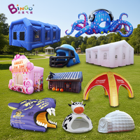 Tentes gonflables publicitaires Bingo, dôme gonflable, cabine photo, tente gonflable de club, tente gonflable personnalisée pour événements en plein air avec éclairage LED