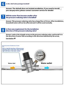 Adjustable Manual <strong>Water</strong> Pressure Regulator with <strong>Gauge</strong> Wholesales for <strong>Water</strong> Use Structure Pressure Reducing for Relief Valve - Product Image 5