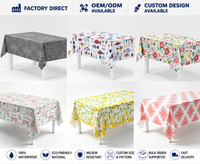 Nappe jetable unie en PEVA 52*70 pouces pour fêtes d'anniversaire, événements, occasions religieuses - Diwali, Ramadan