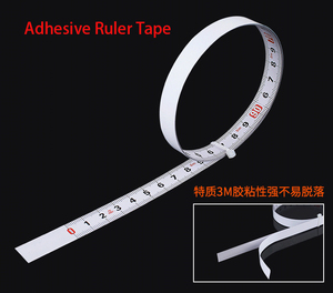 Regla de Acero Adhesiva con Cinta Métrica Autoadhesiva Plana, Regla Mecánica Reversible - Product Image 4