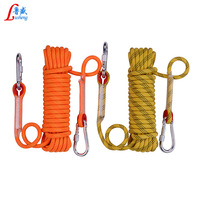 Corde d'escalade statique d'extérieur conforme à la norme CE, 6 mm à 20 mm, équipement de sauvetage rapide pour le camping et la randonnée