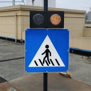 EN1235212 V/24V l2l8クラストラックPCランプ点滅道路安全LEDラウンドランプヨーロッパの交通方向信号灯 - Product Image 5