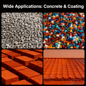 Sử dụng phổ biến bột màu công nghiệp cho giấy da mực và nhuộm công nghiệp nói chung ROHS chứng nhận sắc tố Oxit sắt - Product Image 3