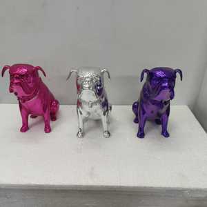 Estatua Moderna de Perro de Aluminio para Decoración de Mesa, Escultura de Animal de Metal de Lujo, Decoración Contemporánea para el Hogar, Sala de Estar, Oficina, Escritorio - Product Image 3