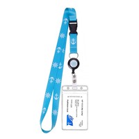 Cordons personnalisés pour croisière, porte-badges rétractables pour cartes de bateau, porte-badges d'identification étanches imprimés en sérigraphie, accessoires essentiels avec crochet