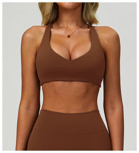 Plus Size Nude Feeling Outdoor Sport unterwäsche Schnellt rockn ender Racer I-förmige Beauty Back Gym Kleidung Damen Running Yoga BH - Product Image 2