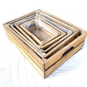 Jardín de diseño de madera ollas para plantadores flor pot titular - Product Image 1