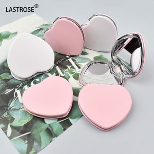 กระจกแต่งหน้าหรูหราขายส่ง กระจกพับสองด้าน PU รับผลิตแบรนด์ส่วนตัว กระจกเครื่องสำอาง - Product Image 4