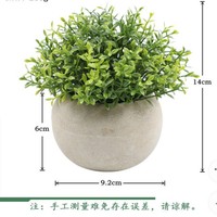Plantes vertes artificielles réalistes de haute qualité et plantes en pot pour la décoration intérieure et l'affichage sur bureau